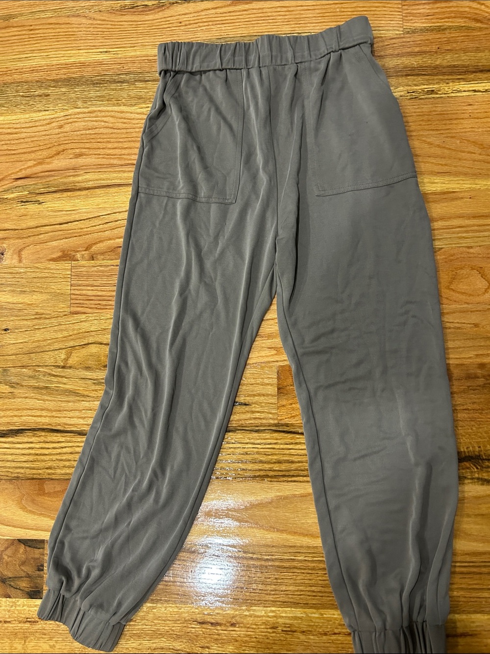 Mod Ref Elastic Drawstring Pants in Taupe